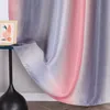 A close-up of a gradient curtain with pink and gray colors. Produktbild-Vorschau