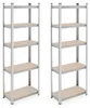Lot de 2 étagères robustes Relaxdays, H x l x P : 180 x 60 Voir les images du produit 1