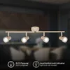Briloner Plafoniera orientabile 60,5cm attacco GU10 max. 9W Anteprima dell’immagine prodotto 1