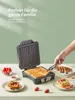 Plancha para hacer 4 gofres belgas, máquina para gofres de Vista previa de la imagen del producto 6