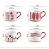 Keramik Kaffeebecher mit Henkel, Tasse, Trinkbecher, Produktbild-Vorschau 6