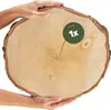 Baumscheiben 1 Stk. Dekoholz Holzscheibe Holzplatte 35 - 40 Produktbild-Vorschau 2