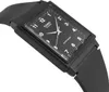 A black Casio watch with a rectangular face and a black strap, shown at an angle against a white background. Anteprima dell’immagine prodotto