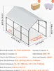 VEVOR Zeltgarage 3x4,5x3,15 m, Garagenzelt, Carport mit Produktbild-Vorschau 7