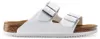 Sandalia uni Birkenstock Arizona SL BF, color blanco, talla Vista previa de la imagen del producto 4