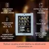 Klarstein Shiraz, malá vinotéka, 1-zóna, sklenené dvere, Náhľad obrázku produktu 2