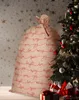 BRUBAKER Świąteczny worek Love Peace Joy - 80 cm Świąteczny Podgląd zdjęcia produktu 2