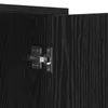 Credenza Rovere Nero 70 x 30 x 80 cm Legno multistrato Anteprima dell’immagine prodotto 9