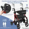 ELONEO 2-in-1 rolstoel/rolator, opvouwbaar en lichtgewicht Productafbeelding-voorbeeld 6