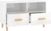 vidaXL TV-Schrank Hochglanz-Weiß 80x36x50 cm Holzwerkstoff Produktbild-Vorschau 5