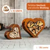 Herz aus Metall, Holz Regal, Rost, Edelrost, Holzregal Produktbild-Vorschau 2