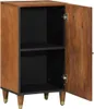Sideboard mit Regal Braun 40 x 33 x 75 cm Massivholz Mango Produktbild-Vorschau 2