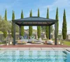 Gazebo de jardin 425,5x363,5cm gris - Palram - 705938 - Voir les images du produit 18
