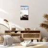 Bild auf Leinwand - Leinwandbild - Berge See Boot - 45x80cm Produktbild-Vorschau 7