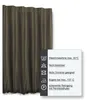 Thermovorhang Kräuselband taupe dunkel 245x245 cm Produktbild-Vorschau 3