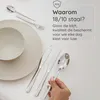Deleca Amor bestekset 72-delig voor 12 personen, RVS 18/10 Productafbeelding-voorbeeld 3