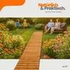 Bituxx Gartenweg ausrollbar Zedernholz geriffelt 250x45cm Produktbild-Vorschau 4