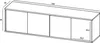 A line drawing of a wall-mounted TV cabinet with dimensions indicated. Produktbild-Vorschau