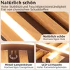 ZMH LED Deckenlamape 34W Holz Deckenleuchte Dimmbar 55CM Produktbild-Vorschau 6