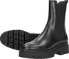 A pair of black Chelsea boots with a chunky sole, shown from a diagonal angle against a white background. Voir les images du produit
