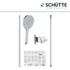 KARIBIK Stangenbrause-Set, Chrom/Hellgrau, oval Produktbild-Vorschau 8