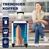 MuchoWow® Koffer Handgepäck Trolley Rollkoffer Kleine Produktbild-Vorschau 2