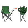 Campingstuhl mit Getränkehalter - grün - Garten Strand Produktbild-Vorschau 3