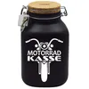 Spardose Geld Geschenk Ideen Motorrad Kasse Schwarz Größe Produktbild-Vorschau 2