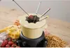 Litinová smaltovaná sada na fondue MasterClass - krémová Náhled obrázku produktu 7