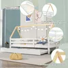 Flieks Kinderbett 90x200cm mit Lattenrost, Hausbett Produktbild-Vorschau 4