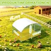 ROSEJANE Bogen-Hühnergehege 3 x 2 x 2 m, Hühnerauslauf mit Produktbild-Vorschau 3
