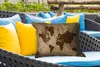 MuchoWow® Outdoor Kissen - Weltkarte - Vintage - Schwarz - Produktbild-Vorschau 4
