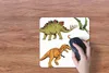 MuchoWow® Mauspad Mousepad Dinosaurier - Zeichnung - Jungen Produktbild-Vorschau 3