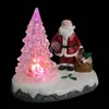Décoration de Noël LED, Père Noël avec arbre de Noël Voir les images du produit 3