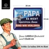 LANOLU Blechschild Wenn Papa es nicht reparieren kann Produktbild-Vorschau 3