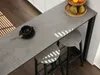 Barový set 120x40 SERGIO - beton / černý Náhled obrázku produktu 2
