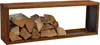 Kaminholzregal Brennholzregal Edelrost 115x40x25 cm Produktbild-Vorschau 2
