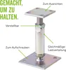Alberts Pfostenträger 4er Set Pfostenanker höhenverstellbar Produktbild-Vorschau 3