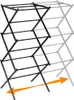 Étendoir vertical extensible en métal réglable, noir Voir les images du produit 17