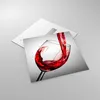 Bilder auf glas - Trinken glas wein - 70x70cm - Glasbilder Produktbild-Vorschau 2
