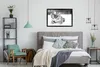 MuchoWow® MuchoWow® Gerahmtes Poster Tiger - Schnee - Produktbild-Vorschau 5