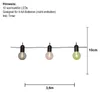 Guirlande lumineuse LED Fiesta - 10 LED filament blanc Voir les images du produit 11