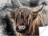 MuchoWow® Poster Schottischer Highlander - Tiere - Farbe Produktbild-Vorschau 1