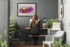 Bild 70x50 MDF-Rahmen Wandkunst Blumen im Korb Produktbild-Vorschau 3