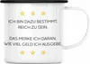 Trendation - Lustige Emaille Tasse mit Spruch für Frauen Produktbild-Vorschau 1