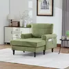 MODFU Poltrona reclinabile in ciniglia minimalista con Anteprima dell’immagine prodotto 9