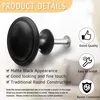 12Pcs Möbelknopf Möbelknauf Möbelknöpfe Möbelgriffe Knauf Produktbild-Vorschau 7