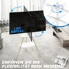 5Rcom Weiß TV Staffelei mit 2 Regalen für 32-65 Zoll Produktbild-Vorschau 6