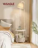 VASAGLE Beistelltisch mit Lampe, 3-in-1, Stehlampe mit Produktbild-Vorschau 2