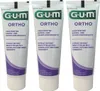 3x Gum Ortho Zahngel 3x 75 ml Produktbild-Vorschau 1